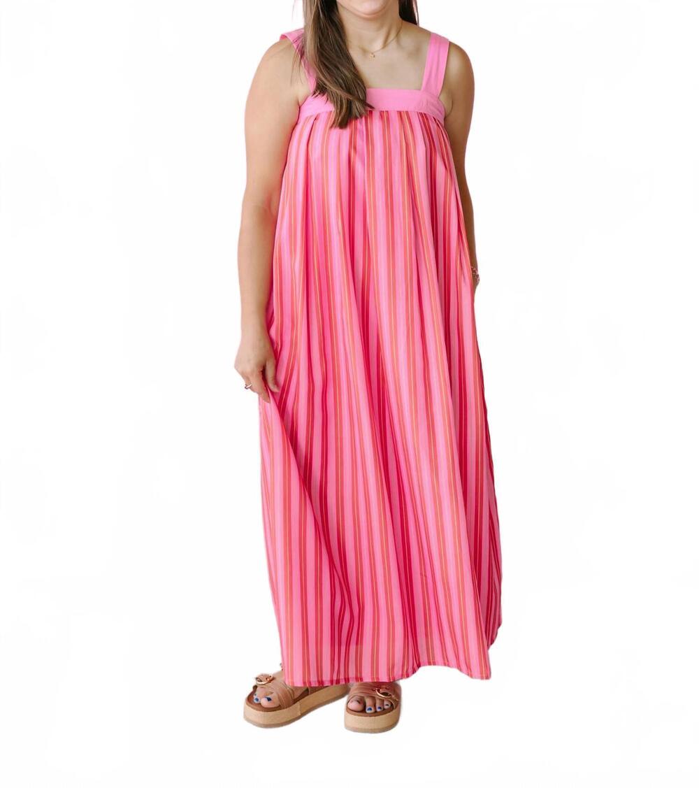 NEW WISHLIST striped midi dress in multicolor